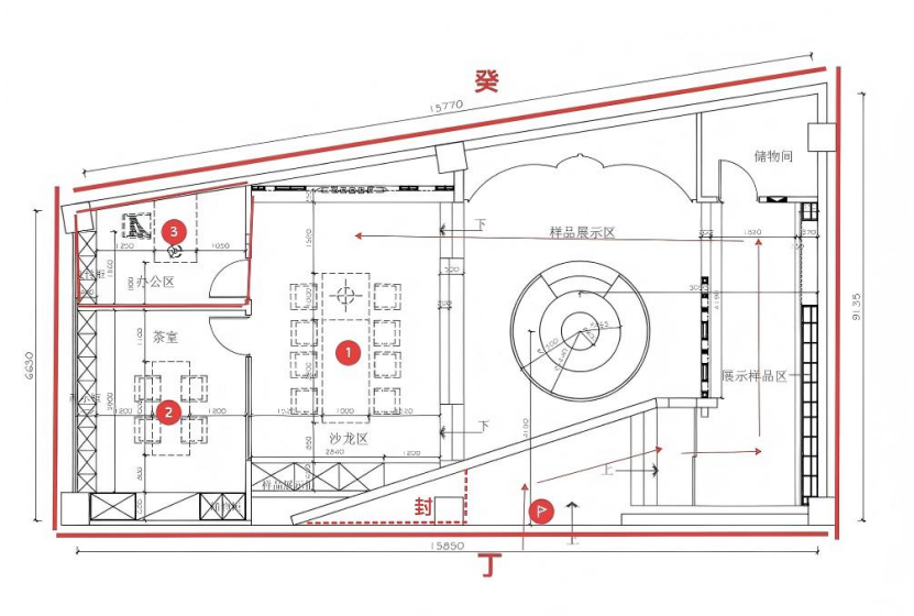 大亮易学—商场店铺风水布局案例